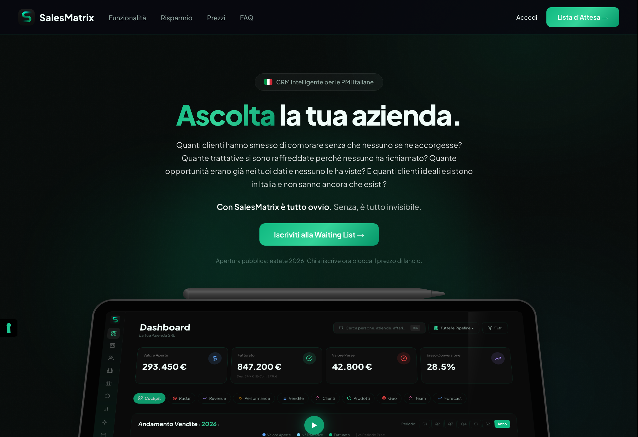 SalesMatrix Homepage